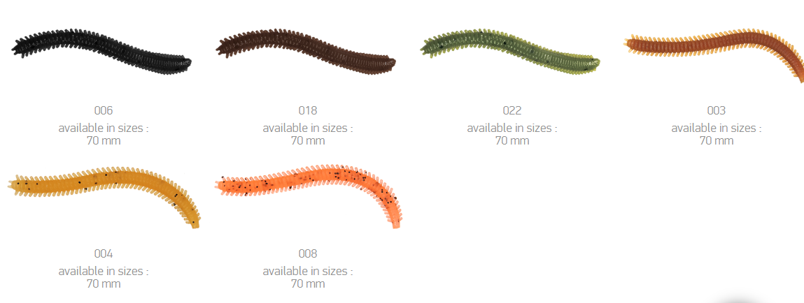 Vinilos LureMax RAG WORM - Imagen 2