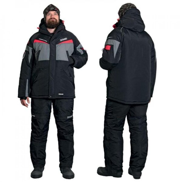 Traje invierno chaqueta y peto Alaskan Dakota negro/gris