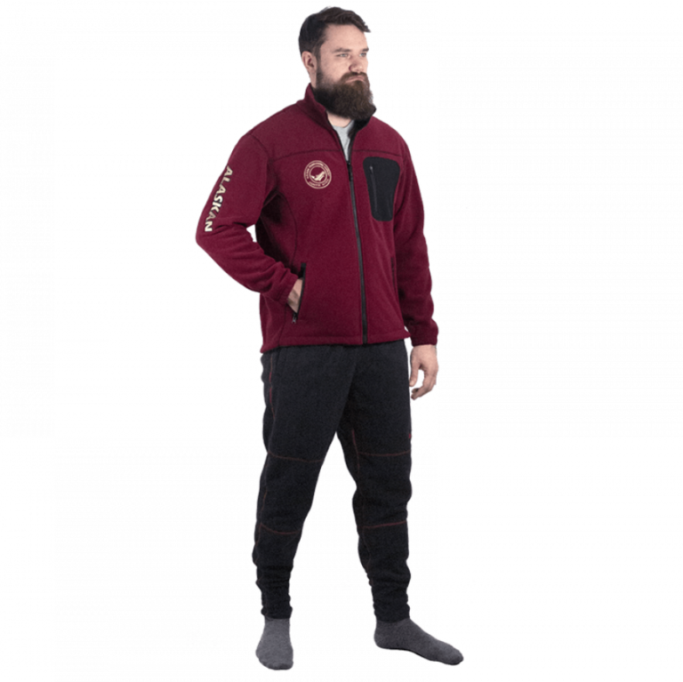 Chaqueta Polar Alaskan NorthWind burdeos