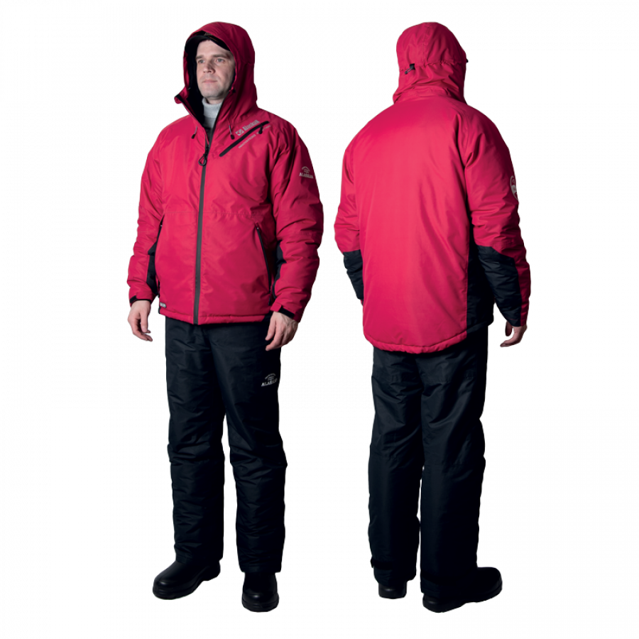 Traje invierno ligero chaqueta y peto Alaskan Alaskan Trophy rojo/negro
