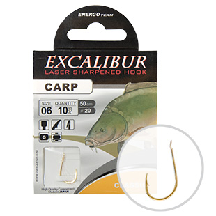 ANZUELO MONTADO EXCALIBUR CLASSIC DORADO