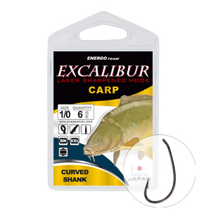 ANZUELO EXCALIBUR BOILIE CURVED SHANK