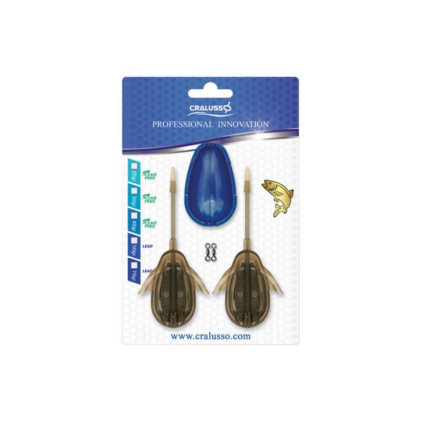 SET MOLDE Y 2 CEBADORES CRALUSSO 2+1 SET