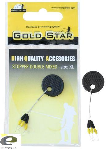 KAMASAKI CLASSIC STOPPER DOUBLE NEGRO/AMARILLO