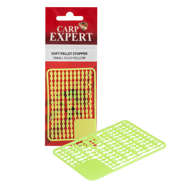 CARP EXPERT SOFT PELLET STOPPER PEQUEÑO FLUO