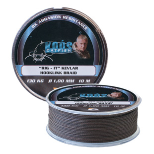TRENZADO PARA APAREJO RIG-IT KEVLAR KOOS 10m 1.00mm MARRON OSCURO