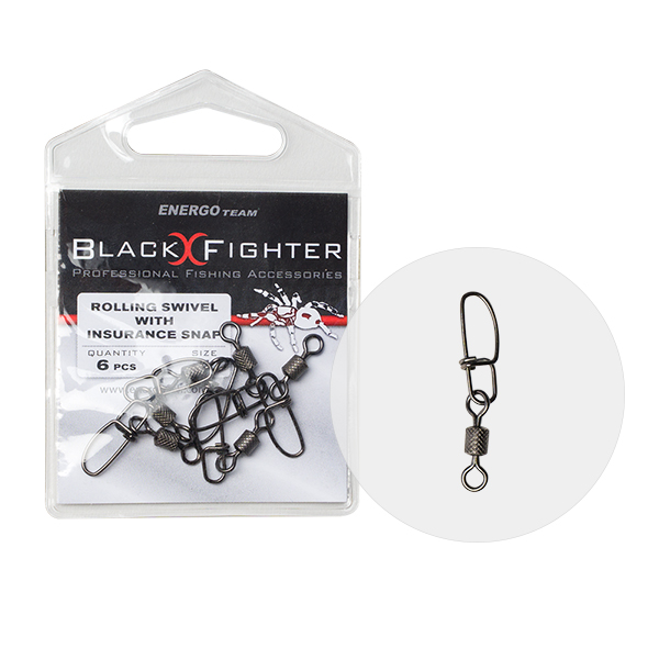 CARP EXPERT QUITAVUELTAS ROLLING CON IMPERDIBLE DE SEGURIDAD