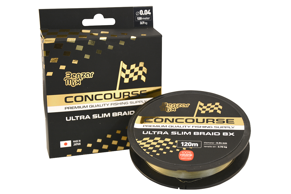 HILO TRENZADO BENZÁR CONCOURSE ULTRA SLIM 8X BRAID LINE 120M - Imagen 2