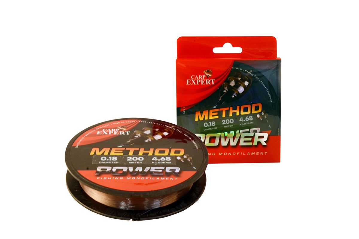 HILO CARP EXPERT POWER METHOD FEEDER BROWN 200M - Imagen 2