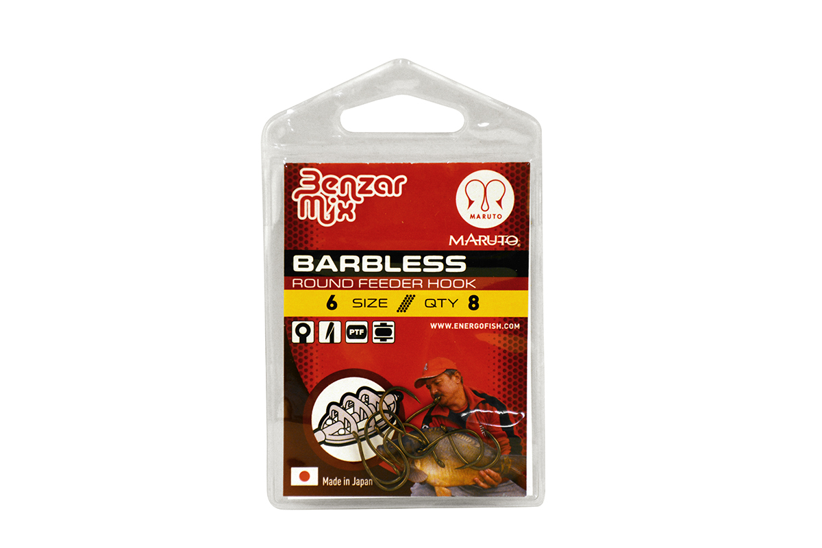 ANZUELOS BENZAR BARBLESS ROUND FEEDER - Imagen 2