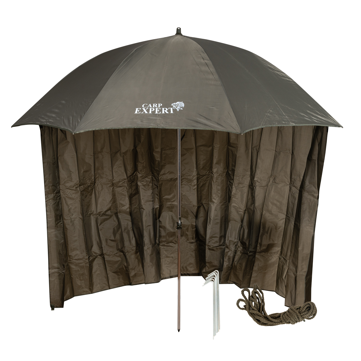 SOMBRILLA CON QUITAVIENTO CARP EXPERT 220CM