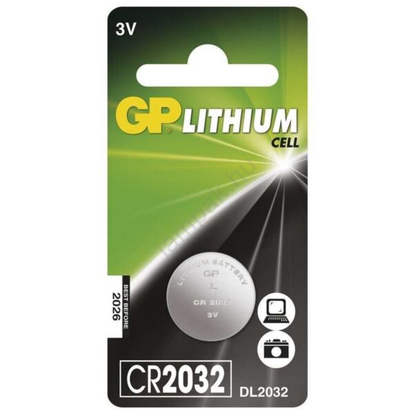 GP LITHIUM BATTERY CR2032-3V