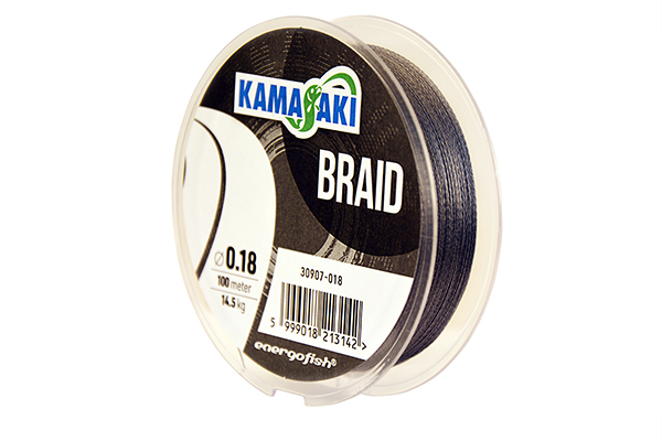 HILO TRENZADO KAMASAKI GREY LINE 100M