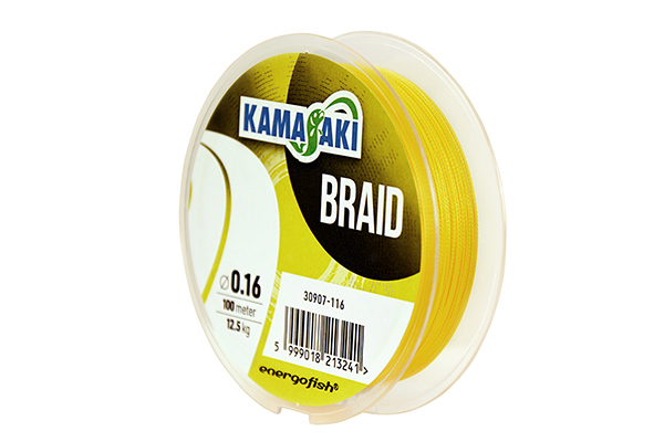 HILO TRENZADO KAMASAKI YELLOW 100M