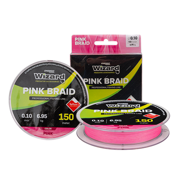 HILO TRENZADO WIZARD PINK BRAID 150M