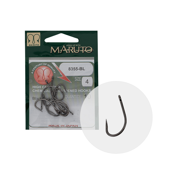 ANZUELO MARUTO 8355BL CARP HOOKS - Imagen 2