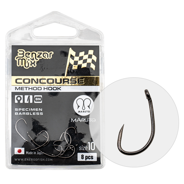 ANZUELOS BENZAR CONCOURSE METHOD SPECIMEN BARBLESS