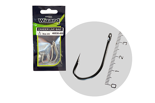 ANZUELO WIZARD ZANDER LIVE BAIT PRO