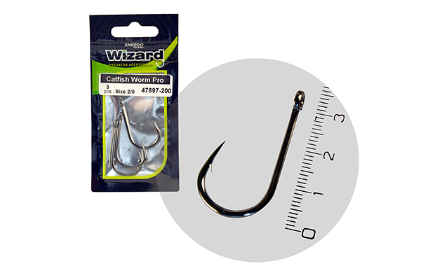 ANZUELO WIZARD CATFISH WORM PRO