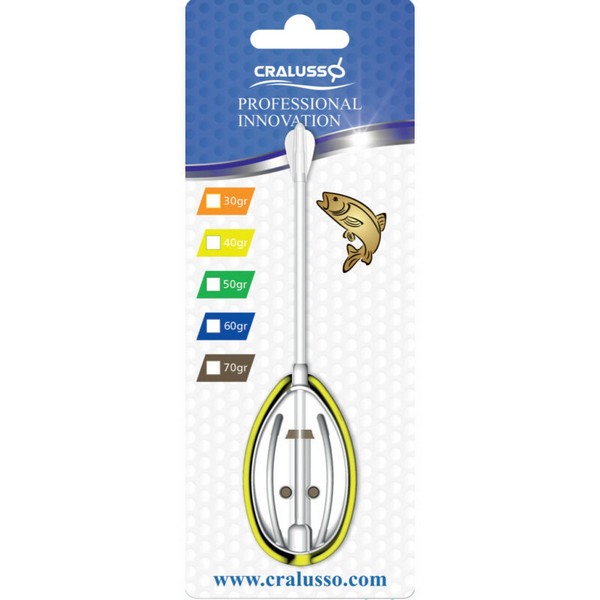 CEBADOR CRALUSSO BIG ROCKET METHOD BASKET+FILLER WHITE