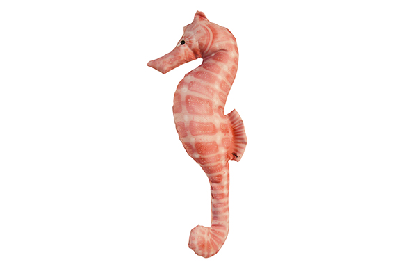 COJIN CABALLITO DE MAR BABY 40CM ROSA - Imagen 2