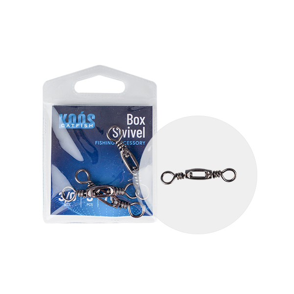 QUITAVUELTAS KOÓS CATFISH BRASS BOX SWIVEL