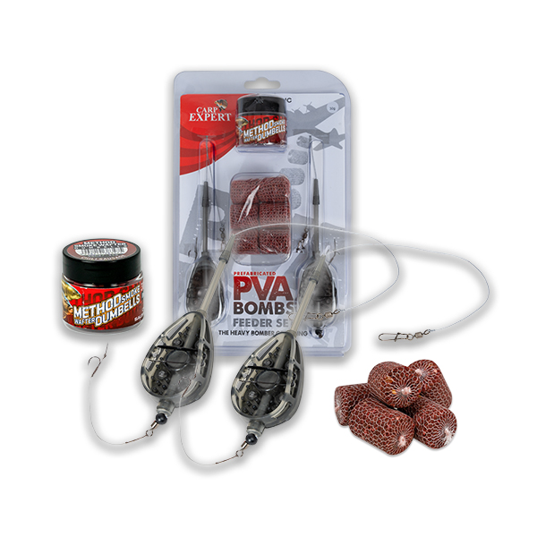 CARP EXPERT RAPID PVA BOMB RIG SET