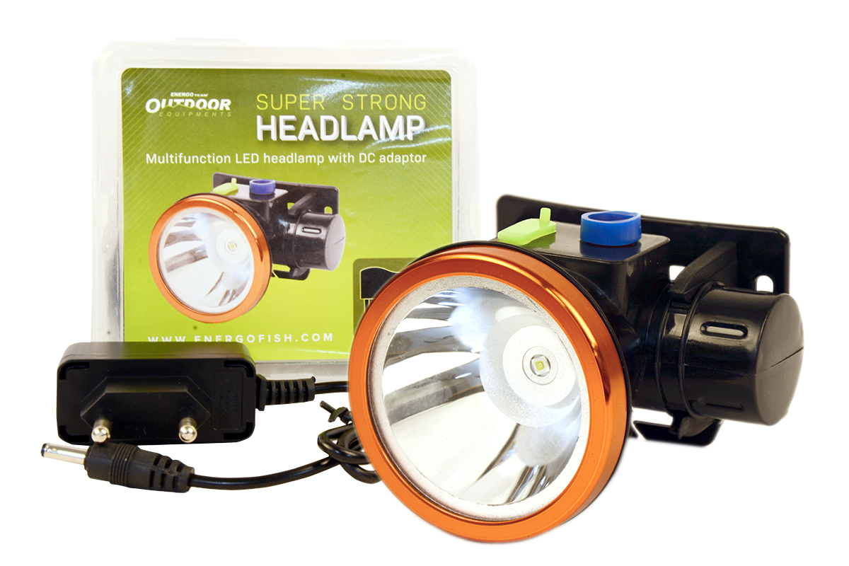 OUTDOOR SUPER STRONG HEADLAMP WITH DC ADAPTER