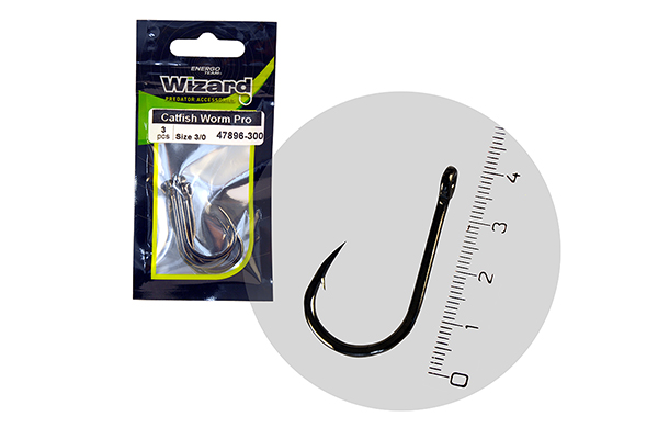 ANZUELO WIZARD CATFISH WORM PRO BRAZED
