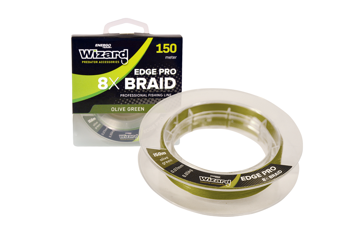 HILO TRENZADO WIZARD EDGE PRO 8X BRAID VIOLET BRAIDED LINE 150M - Imagen 2