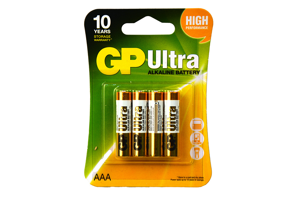GP ULTRA ALKALI AAA MICRO BATTERY - Imagen 3