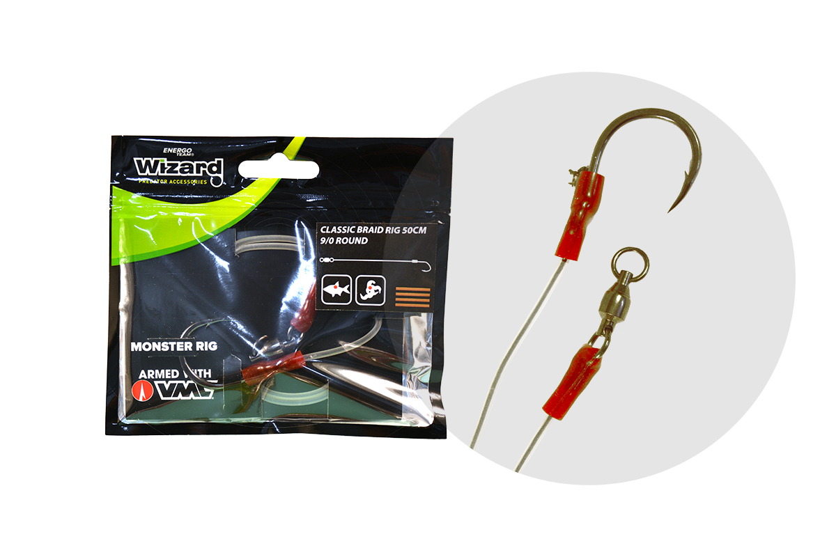APAREJO WIZARD MONSTER CLASSIC BRAID RIG CATFISH - Imagen 5