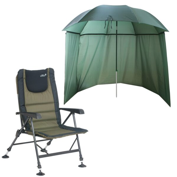 SILLA CARP EXPET + SOMBRILLA 250CM