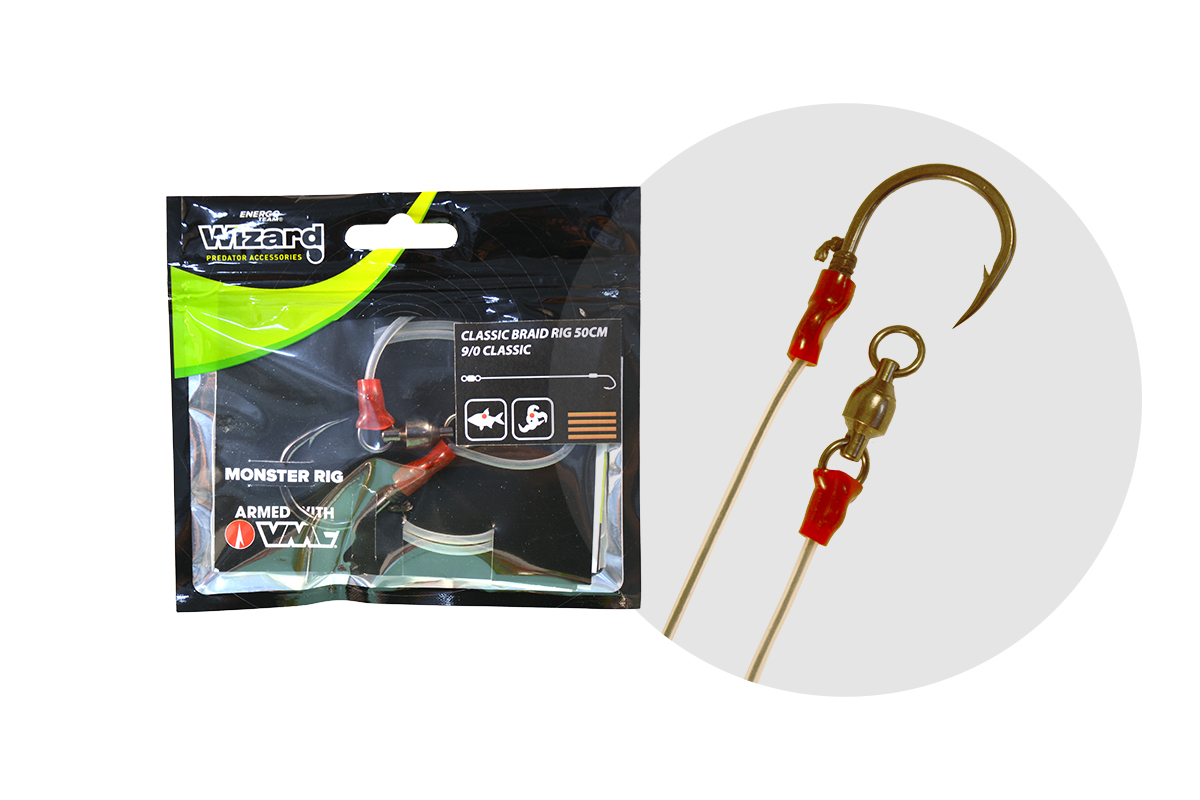 APAREJO WIZARD MONSTER CLASSIC BRAID RIG CATFISH